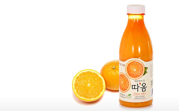 [빙그레]따옴 오렌지730ml