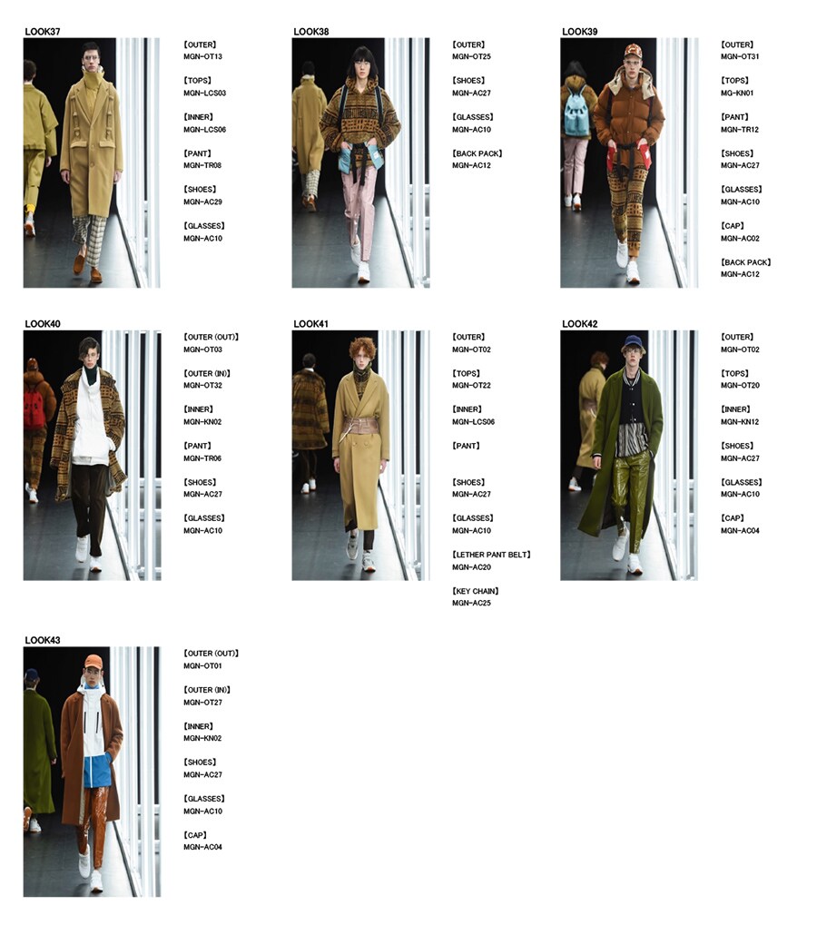 미스터 젠틀맨의 2018~19 F/W 컬렉션