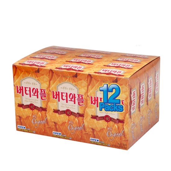 0000008634221 [크라운] 버터와플 12팩