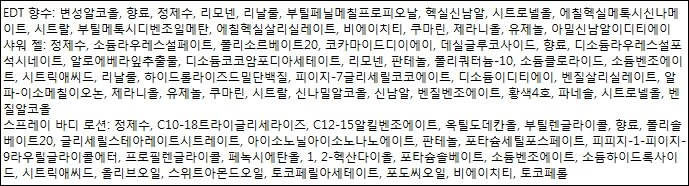전성분
