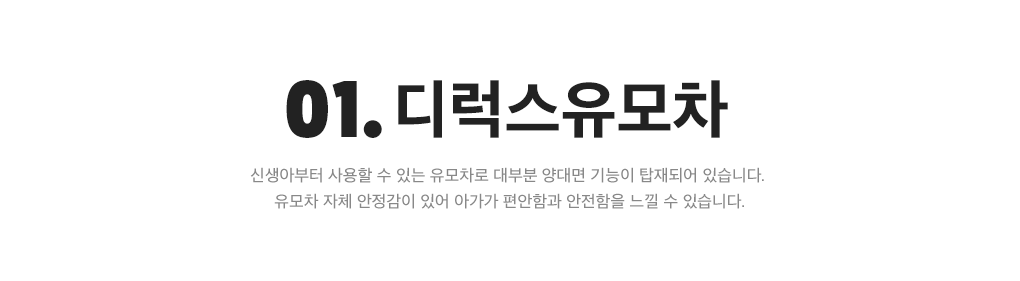 01. 디럭스유모차